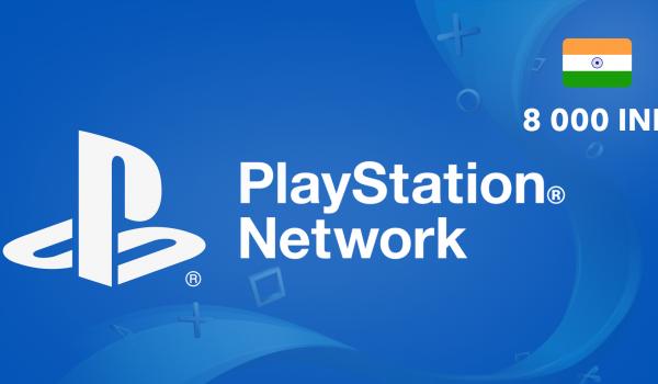 PlayStation Network Gift Card 8000 INR