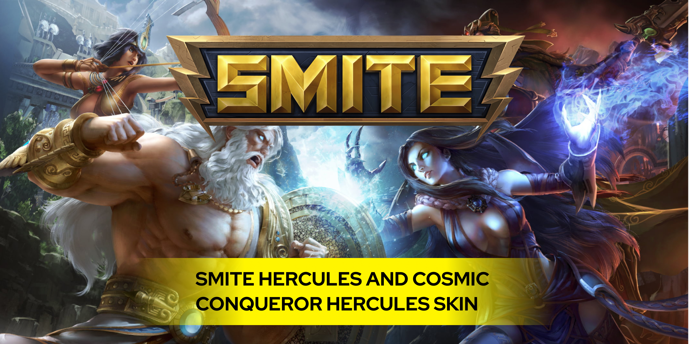 SMITE Hercules and Cosmic Conqueror Hercules Skin (PC)