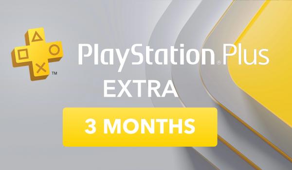 Playstation Plus Extra 3 Month Subscription