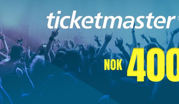 Ticketmaster Gift Card 400 NOK