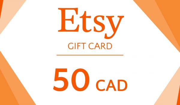 Etsy Gift Card 50 CAD