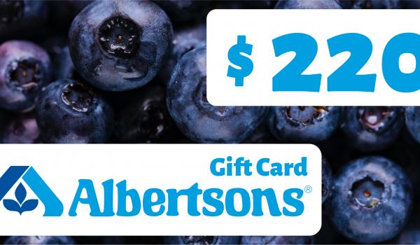 Albertsons Gift Card 220 USD