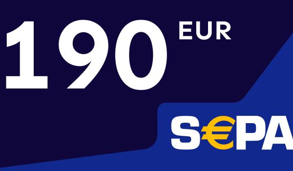 SEPA Gift Card 190 EUR