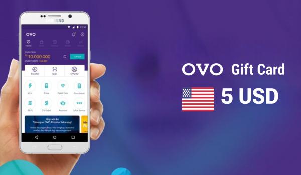 Ovo Cash Gift Card 5 USD