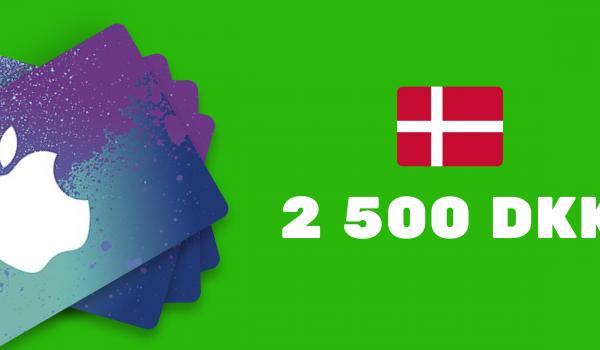 Apple Itunes Gift Card 2500 DKK