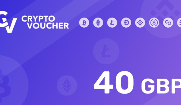 Crypto Voucher Gift Card 40 GBP