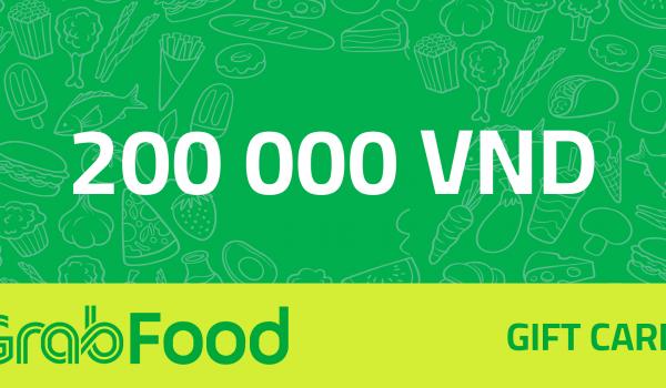 GrabFood Gift Card 200000 VND