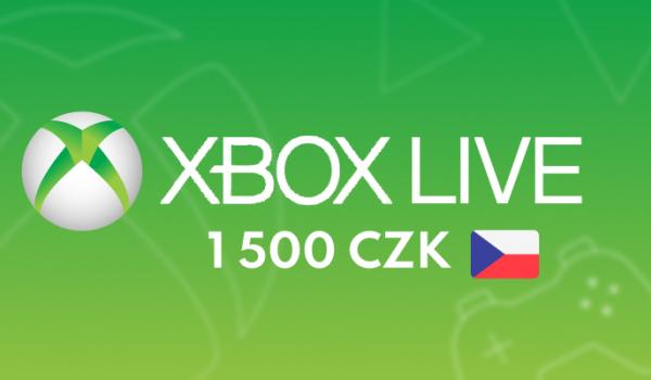 XBOX Live Gift Card 1 500 CZK