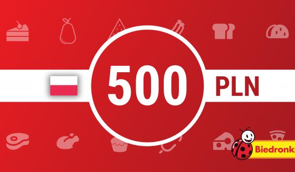 Biedronka Gift Card 500 PLN