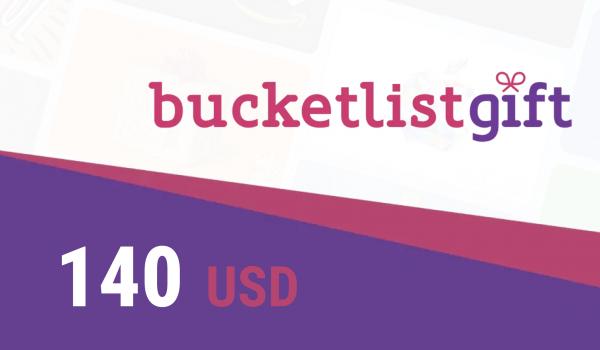 BucketlistGift Gift Card 140 USD