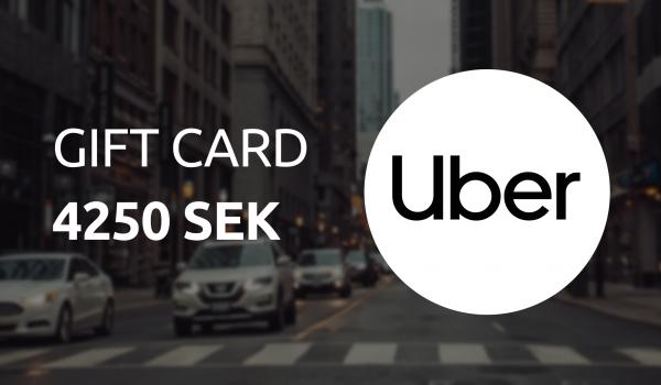 Uber Gift Card 4250 SEK