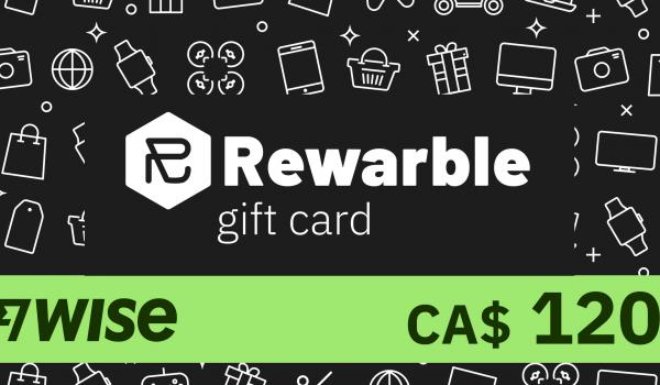 REWARBLE Wise Gift Card 120 CAD