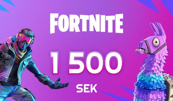 Fortnite Gift Card 1500 SEK