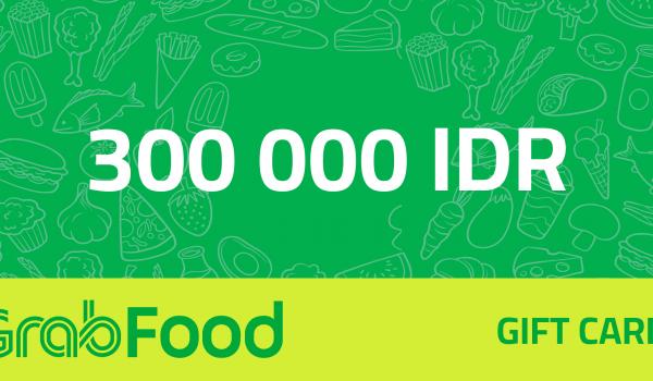 GrabFood Gift Card 300000 IDR