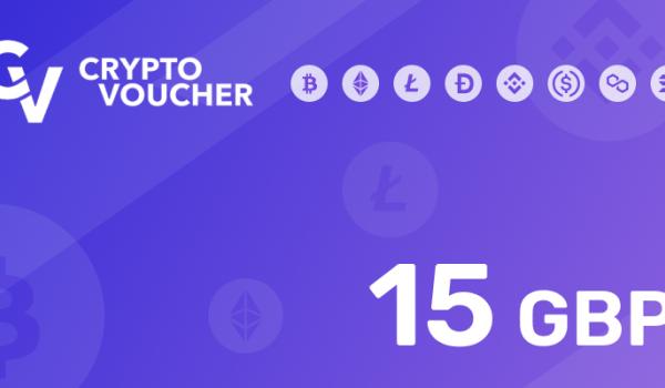 Crypto Voucher Gift Card 15 GBP