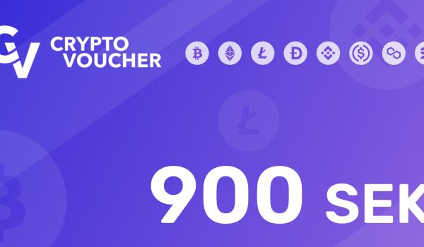 Crypto Voucher Gift Card 900 SEK