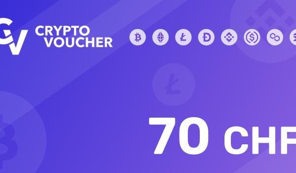 Crypto Voucher Gift Card 70 CHF