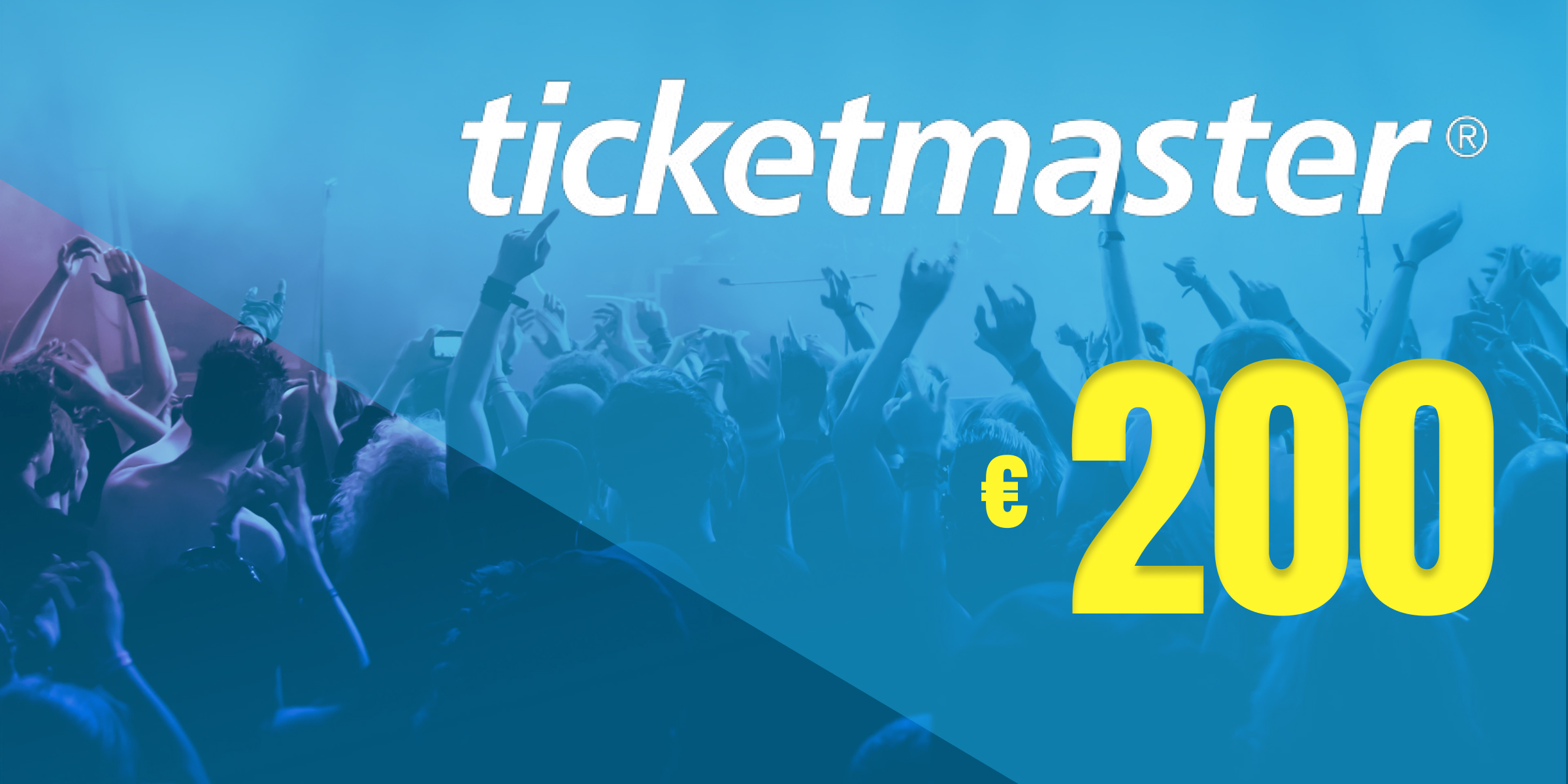Ticketmaster Gift Card 200 EUR
