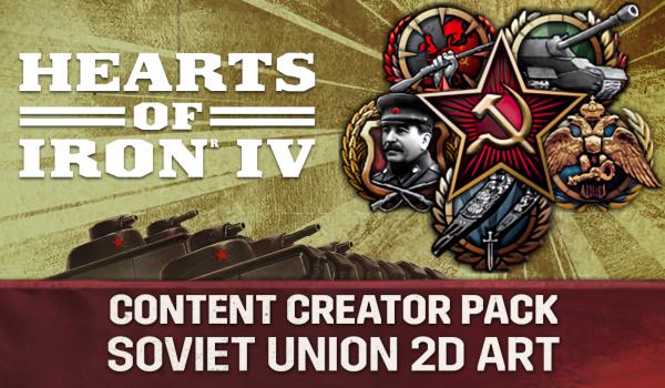 Hearts of Iron IV Content Creator Pack Soviet Union 2D Art (PC)