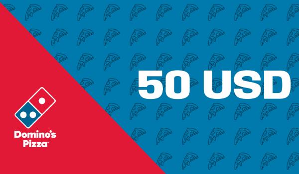 Dominos Pizza Gift Card 50 USD