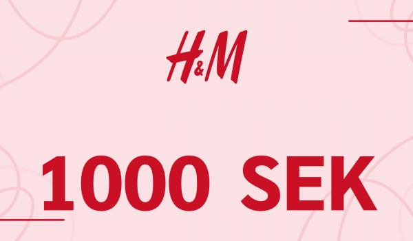 H and M Gift Card 1000 SEK