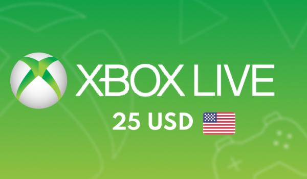 XBOX Live Gift Card 25 USD