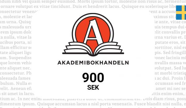 Akademibokhandeln Gift Card 900 SEK