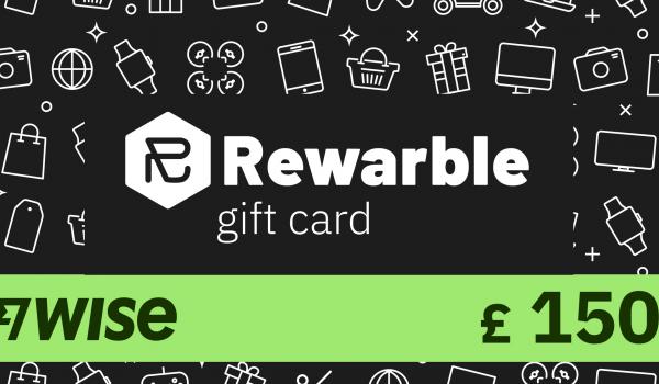 Rewarble Wise Gift Card 150 GBP