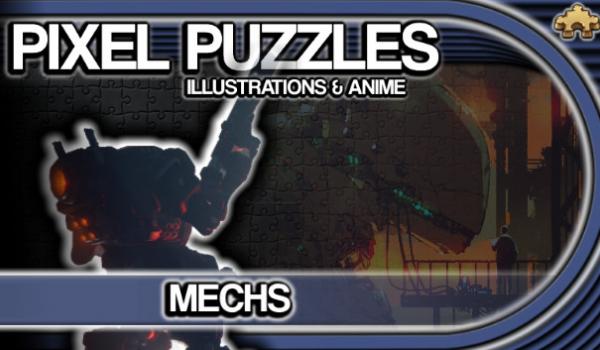 Pixel Puzzles Illustrations and Anime Jigsaw Pack Mechs (PC)
