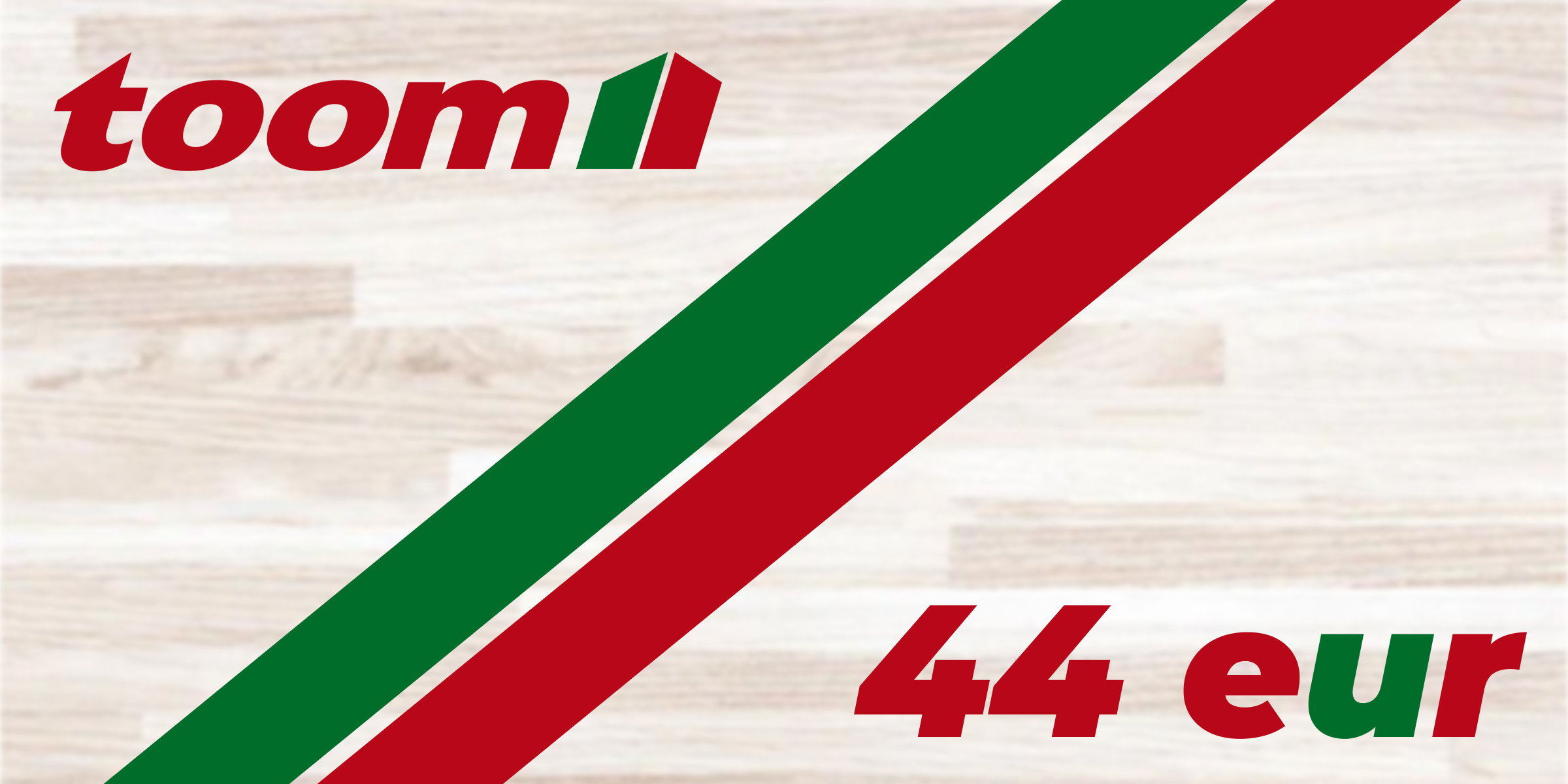 Toom Baumarkt Gift Card 44 EUR