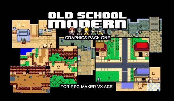 RPG Maker Old School Modern Resource Pack (PC)