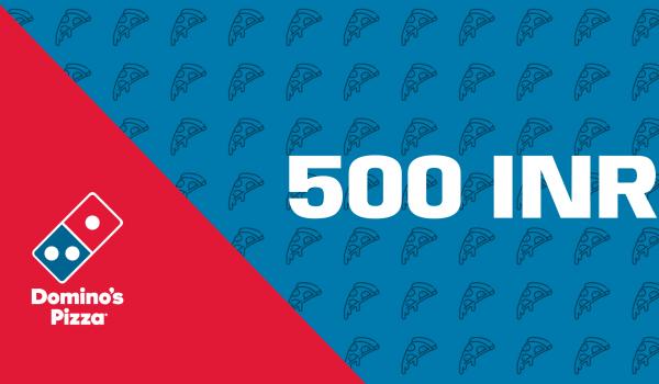 Dominos Pizza Gift Card 500 INR