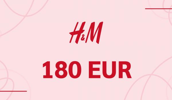 H and M Gift Card 180 EUR