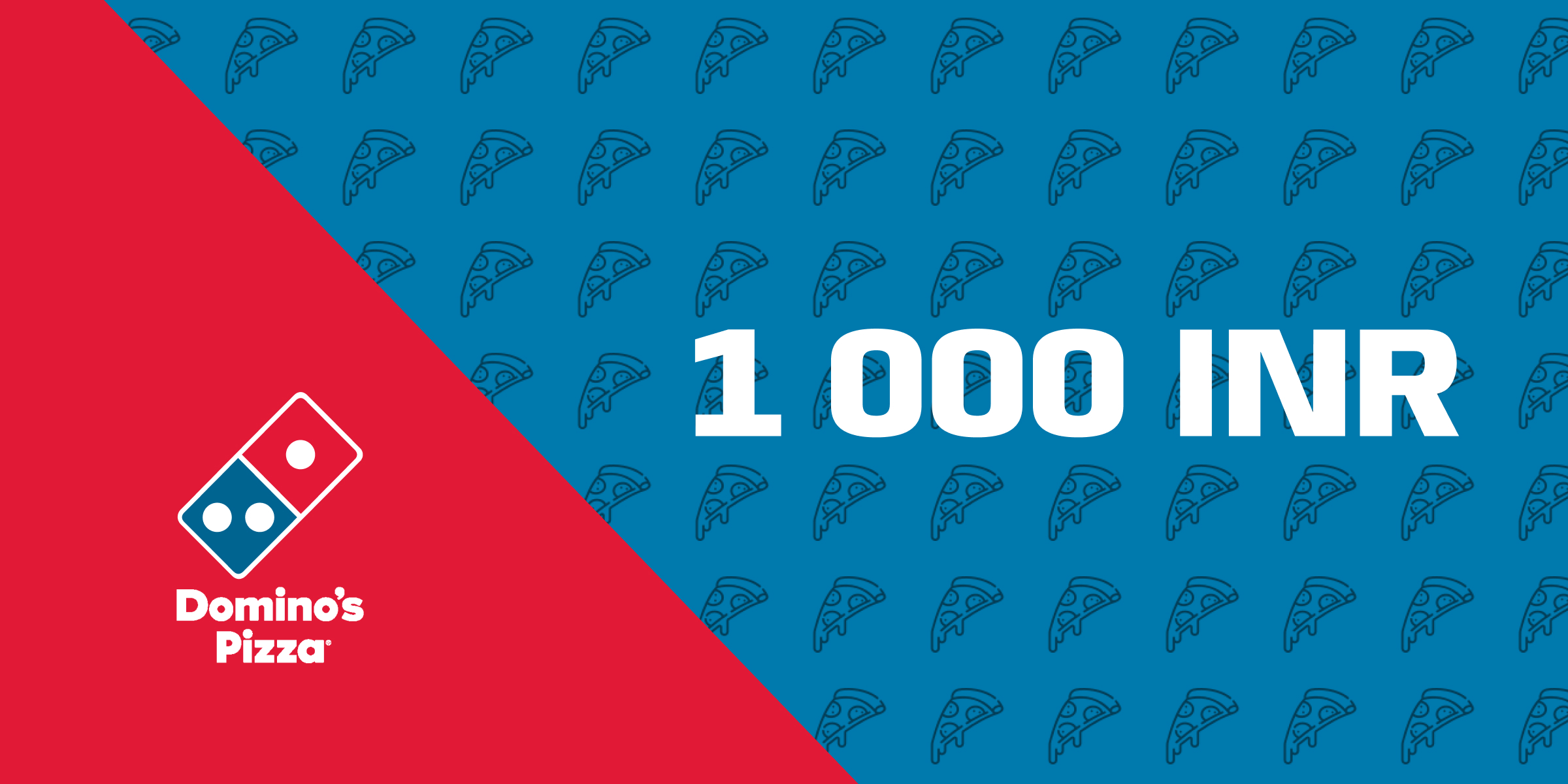 Dominos Pizza Gift Card 1000 INR