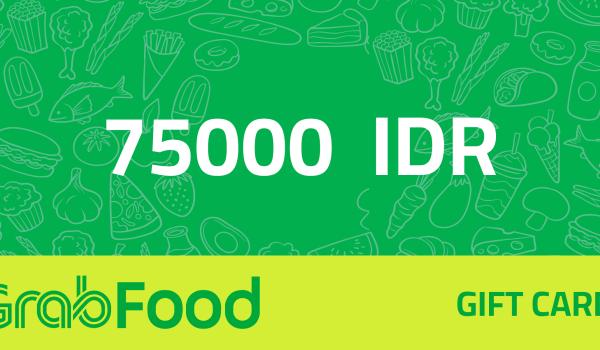 GrabFood Gift Card 75000 IDR