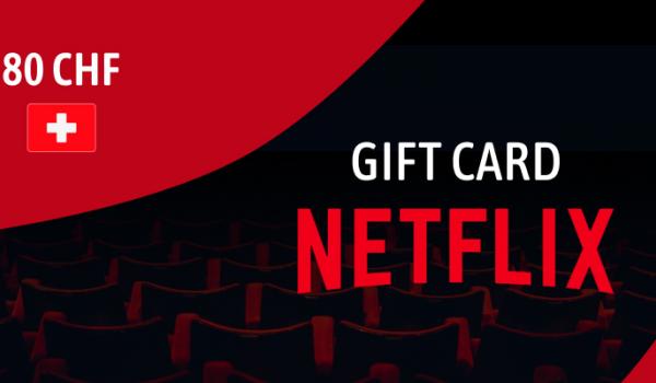Netflix Gift Card 80 CHF