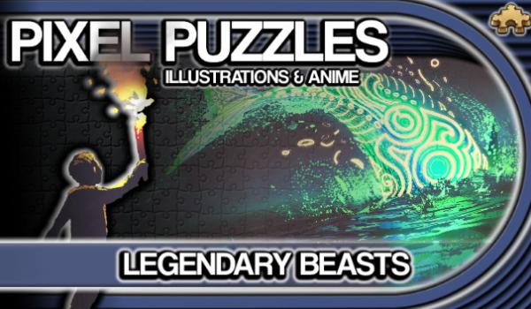 Pixel Puzzles Illustrations and Anime Jigsaw Pack Legendary Beasts (PC)
