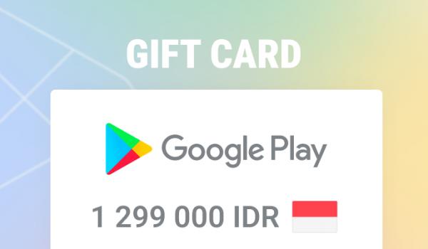 Google Play Gift Card 1299000 IDR