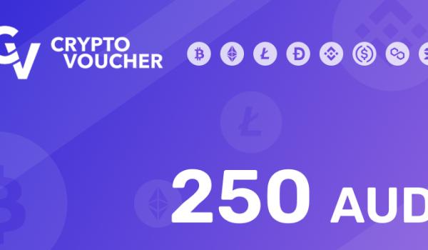 Crypto Voucher Gift Card 250 AUD