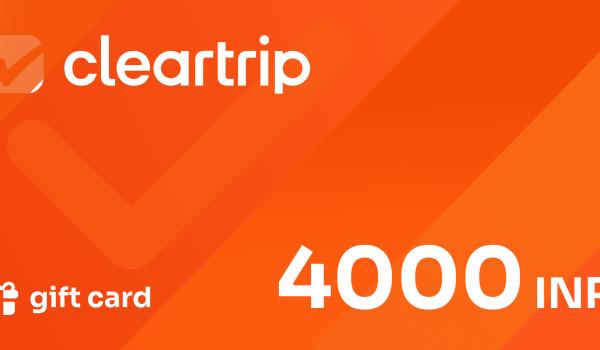 Cleartrip Gift Card 4000 INR