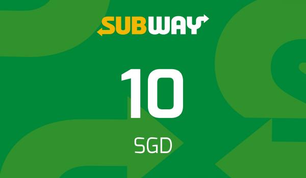 Subway Gift Card 10 SGD