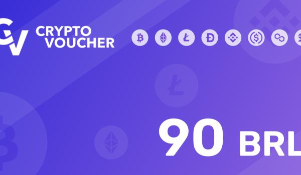 Crypto Voucher Gift Card 90 BRL