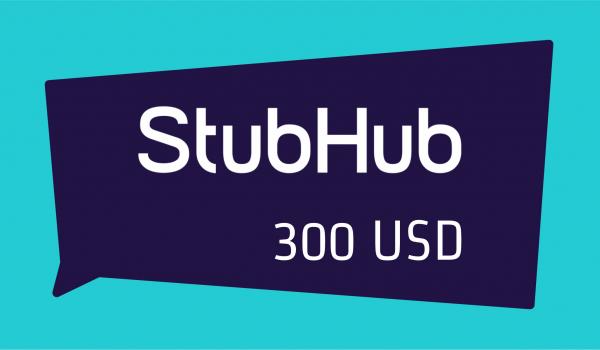 StubHub Gift Card 300 USD