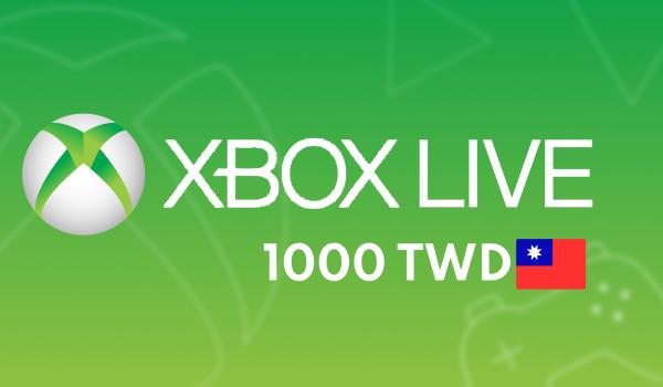 Xbox Live Gift Card 1000 TWD