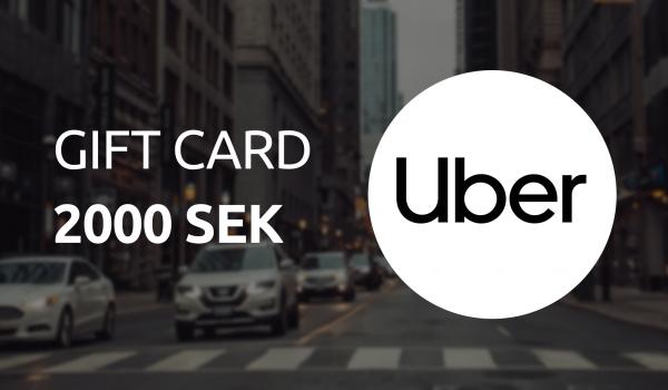 Uber Gift Card 2000 SEK
