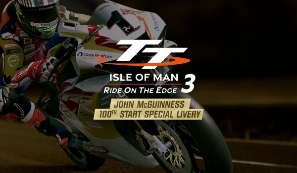 TT Ride on the Edge 3 John McGuiness 100th Start Livery DLC (PC)
