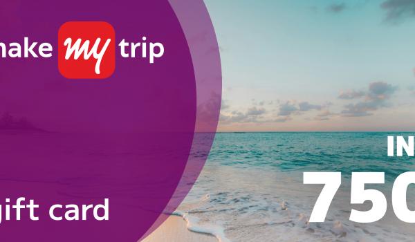 MakeMyTrip Gift Card 750 INR