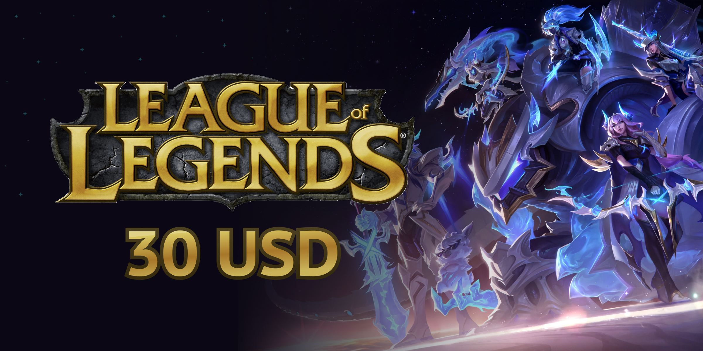 League of Legends Gift Card 30 USD