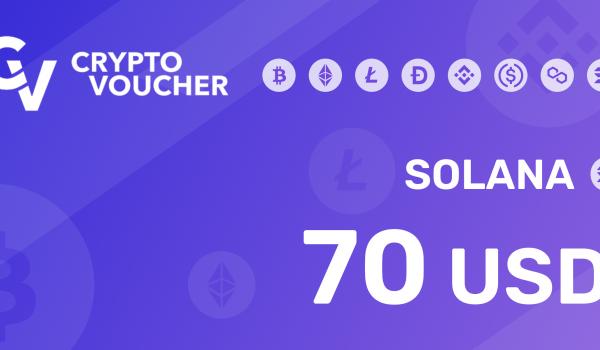 Crypto Voucher Solana 70 USD