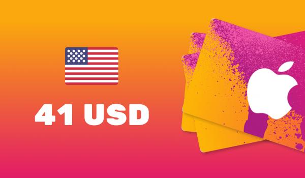 Apple iTunes Gift Card 41 USD